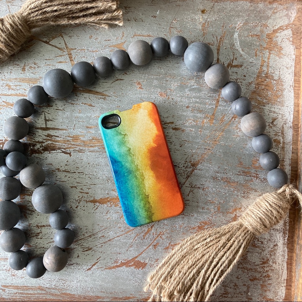 Rainbow Geode/Watercolor Hard Case! - Picture 1 of 8